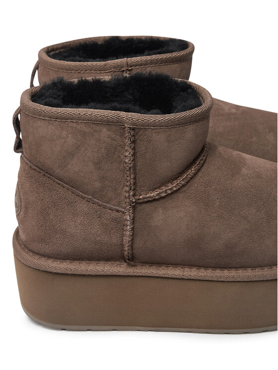 EMU Australia Śniegowce EMU Australia Stinger Micro Flatform W13082 Brązowy