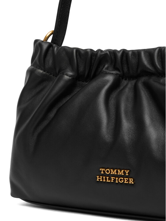 Tommy Hilfiger Borsetta Tommy Hilfiger Soft Leather Mini Crossover AW0AW18306 Nero