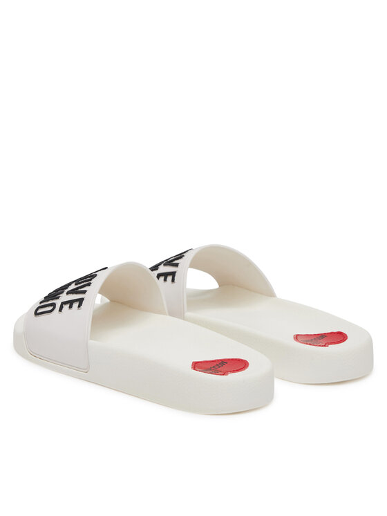LOVE MOSCHINO Шльопанці LOVE MOSCHINO JA28052G0MI14100 Білий