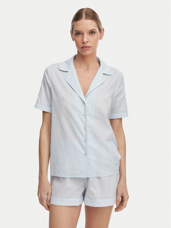 Guess Guess Піжама O6GX00 WN011 Світло-синій Regular Fit