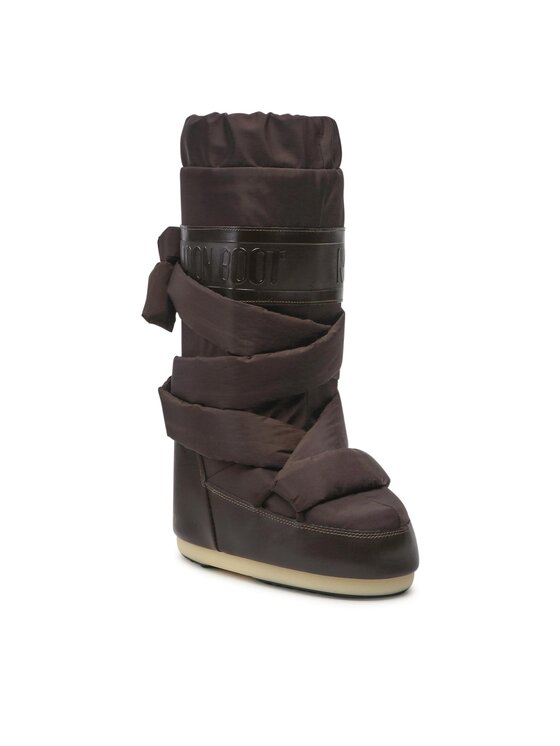 Cizme de zăpadă Moon Boot Icon Mega Lace 14028000002 Maro