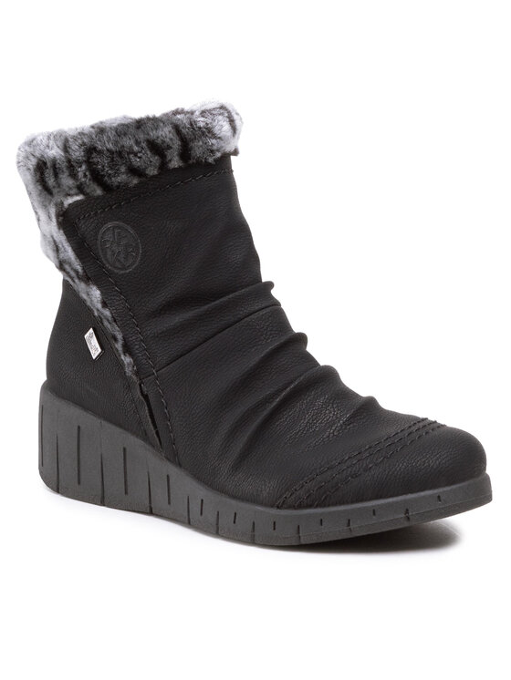 Botine Rieker Y1361-00 Negru | Epantofi.ro