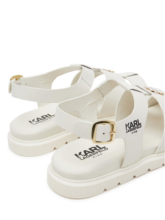 Karl Lagerfeld Kids Sandali Karl Lagerfeld Kids Z30372 S Écru