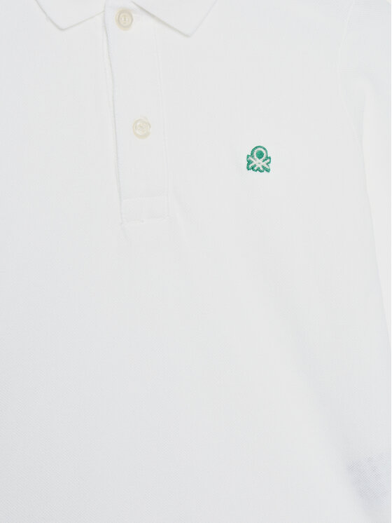United Colors Of Benetton United Colors Of Benetton Поло 3089C300Z Білий Regular Fit