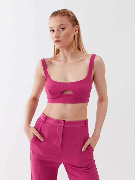 Patrizia Pepe Patrizia Pepe Felső 2C1454/A236-M447 Rózsaszín Slim Fit