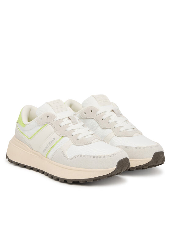 Tommy Jeans Laisvalaikio batai Tommy Jeans Tjw Sporty Runner EN0EN02991 Balta