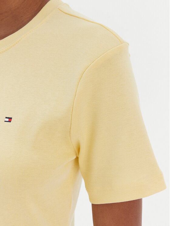 Tommy Hilfiger Tommy Hilfiger Camiseta New Cody WW0WW40587 Amarillo Slim Fit