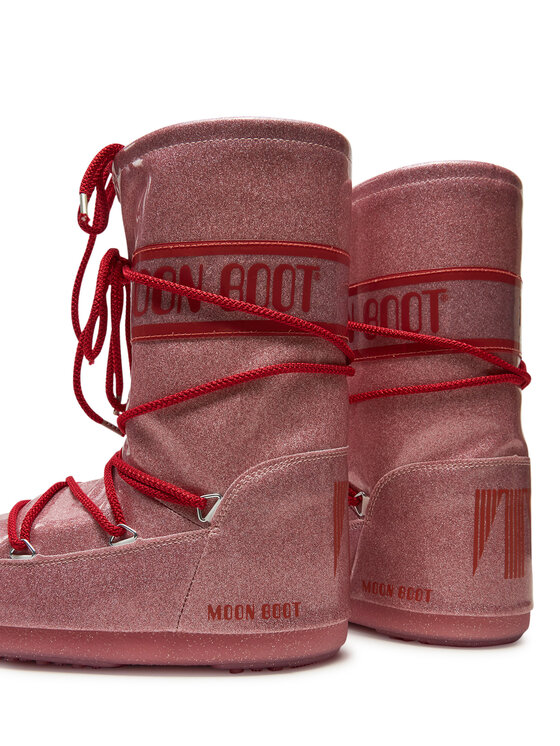 Moon Boot Sniega zābaki Moon Boot Icon Junior Glitter 80D3400290 Rozā