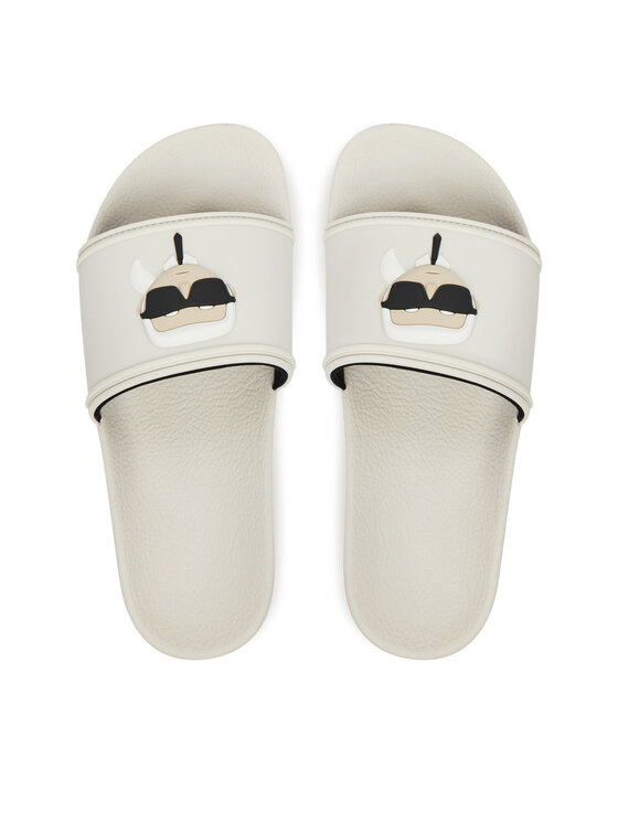 KARL LAGERFELD Шльопанці KARL LAGERFELD Kondo Maxi KL80805A Білий