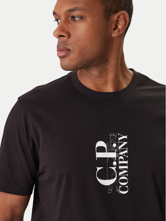 C.P. Company C.P. Company Camiseta 20CMTS084A005100W Negro Regular Fit