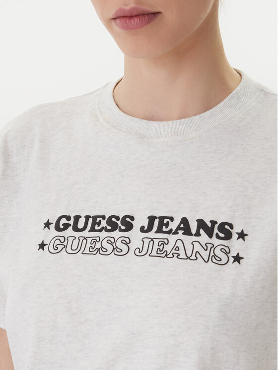 Guess Jeans Guess Jeans Футболка W6GI04 K8HM0 Сірий Regular Fit