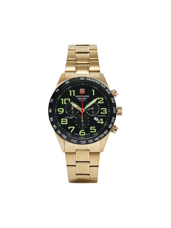 Swiss Alpine Military Годинник Swiss Alpine Military 7047.9117 Золотий
