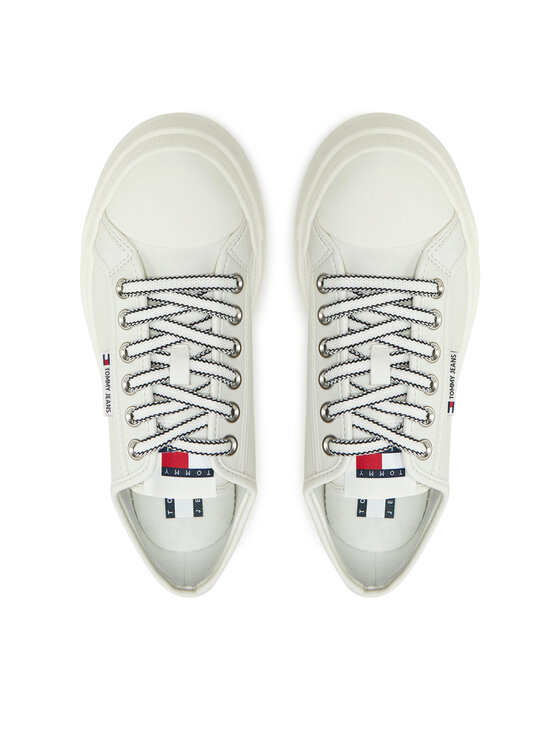 Tommy Jeans Modne superge Tommy Jeans Foxing EN0EN02714 Écru