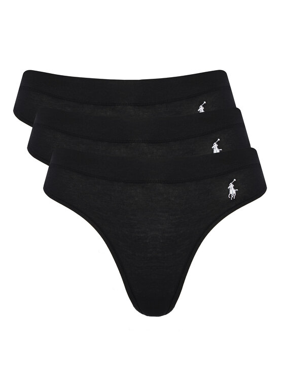 Polo Ralph Lauren Polo Ralph Lauren Conjunto de bragas 4P0711 Negro