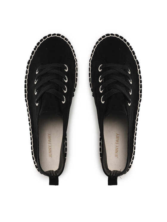 Jenny Fairy Espadryle Jenny Fairy HZF098-01 Czarny