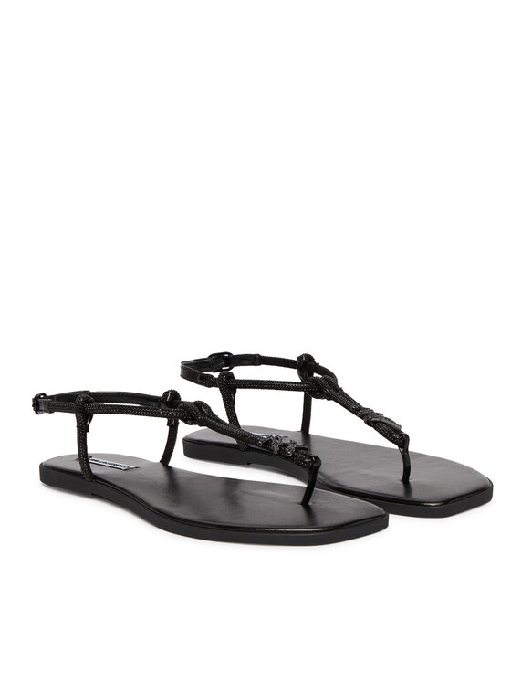 KARL LAGERFELD Босоніжки KARL LAGERFELD Olympia II KL87416 Чорний