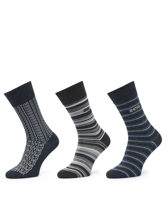 G-STAR Dlouhé ponožky G-STAR CEO_AS_G-STAR_W_047_AW26 (3-PACK) Barevná