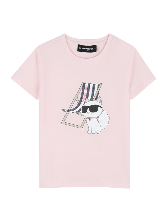 Karl Lagerfeld Kids Karl Lagerfeld Kids Camiseta Z31157 S Rosa Regular Fit