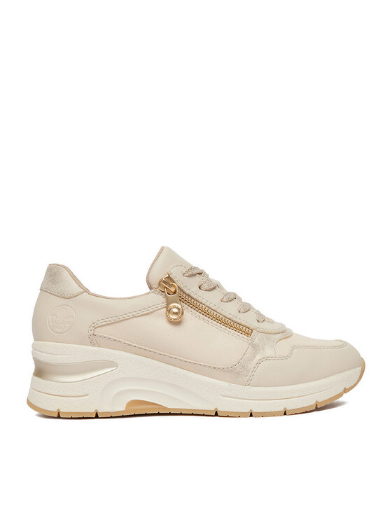 Rieker Sneakersy Rieker N9301-60 Beżowy
