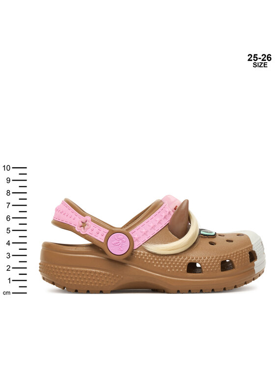 Crocs Шльопанці Crocs Toddler Classic IAM Horse Clog 211371 Коричневий