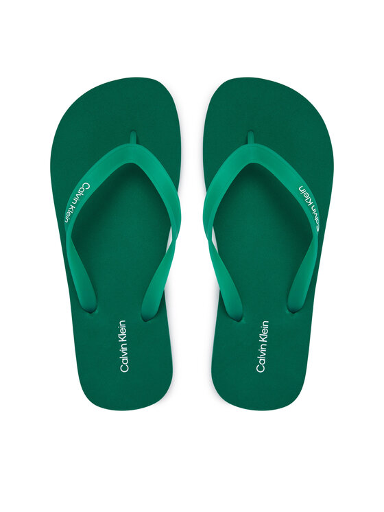 Calvin Klein Infradito Calvin Klein Logo Strap HM0HM02105 Verde