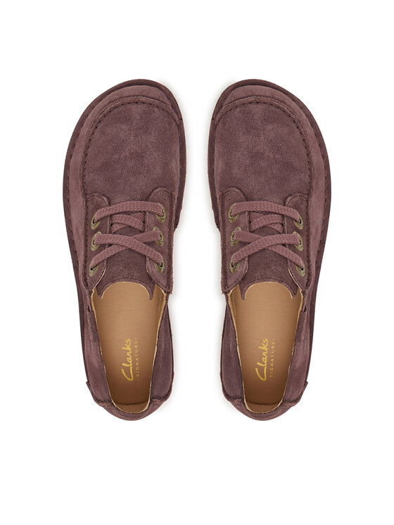 Clarks Półbuty Clarks Funny Dream 26329385 Fioletowy