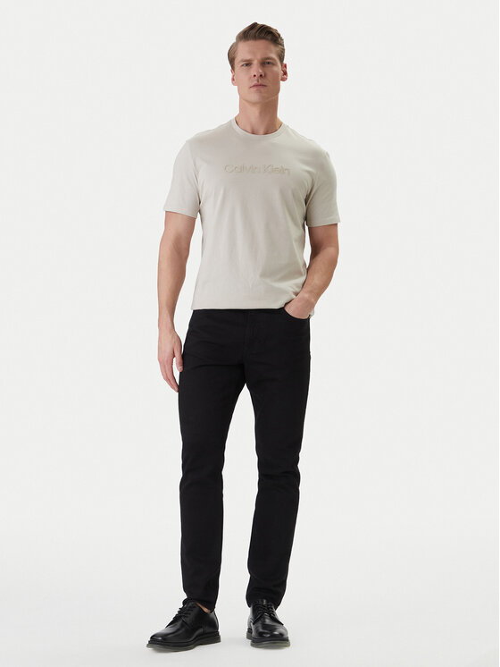Calvin Klein Calvin Klein Camiseta LV04LF810G Écru Regular Fit