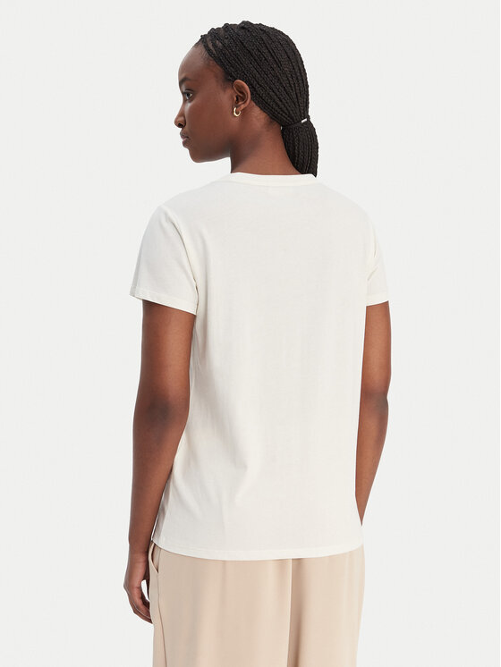 Liu Jo Sport Liu Jo Sport Camiseta TA6056 JS923 Écru Regular Fit