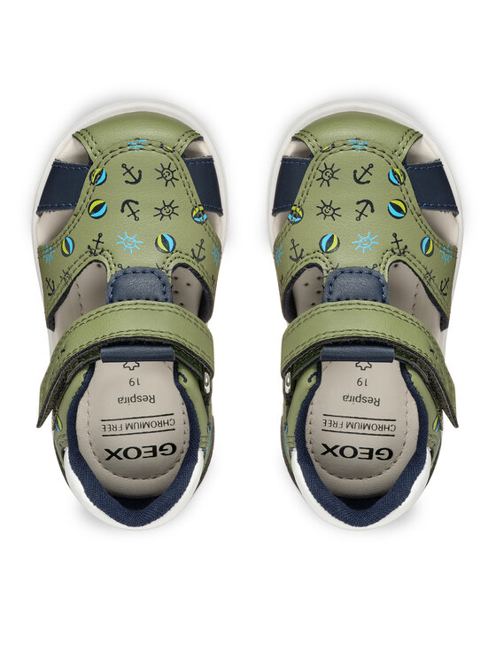 Geox Sandali Geox B Sandal Zapito B556EC 05404 CE3F4 Zelena