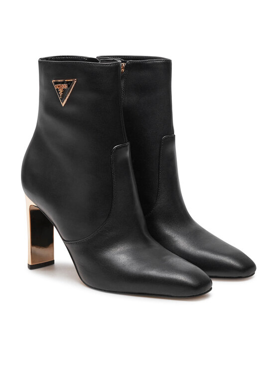 Guess Μποτάκια Guess Caitte FLDCAT LEA10 Μαύρο