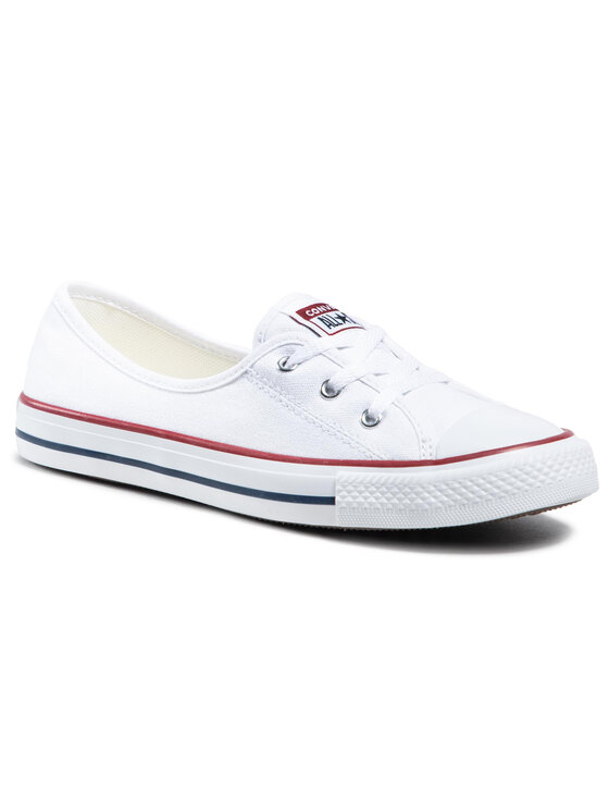 Converse Кеди Converse Chuck Taylor All Star Ballet Lace Slip 566774C Білий