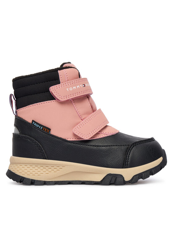 Tommy Hilfiger Sniego batai Tommy Hilfiger Velcro Bootie T1A5-34048-1592 M Juoda