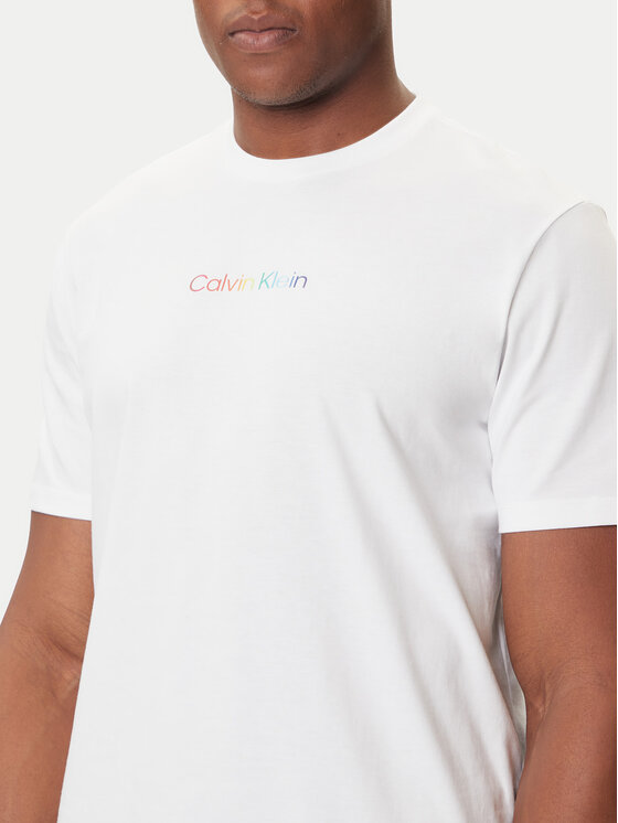Calvin Klein Jeans Calvin Klein Jeans T-shirt Pride Graphic LV04RC815G Bijela Relaxed Fit
