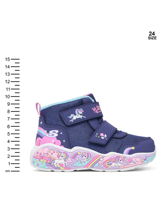 Skechers Śniegowce Skechers Play Scene 303163N/NVMT Granatowy