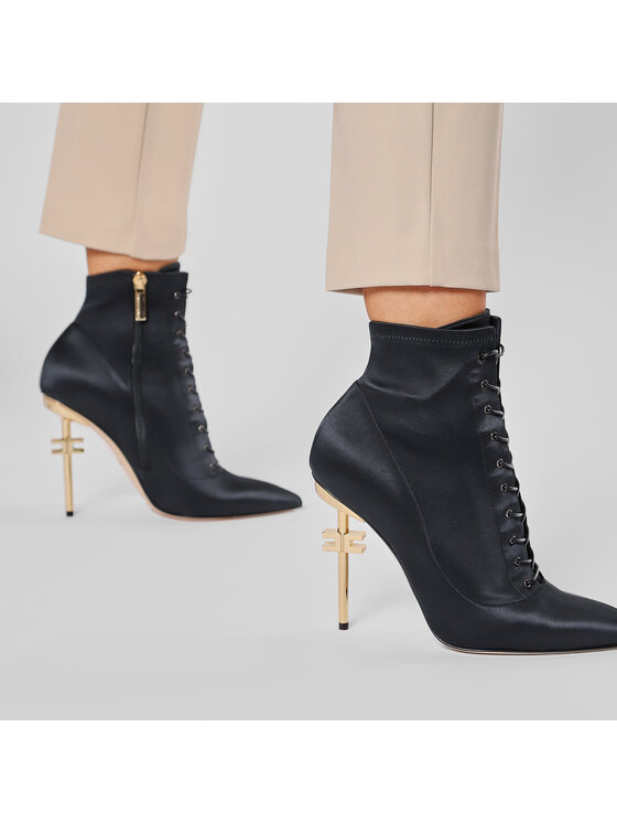 Elisabetta Franchi Polokozačky Elisabetta Franchi SA-01B-11E2-V570 Černá