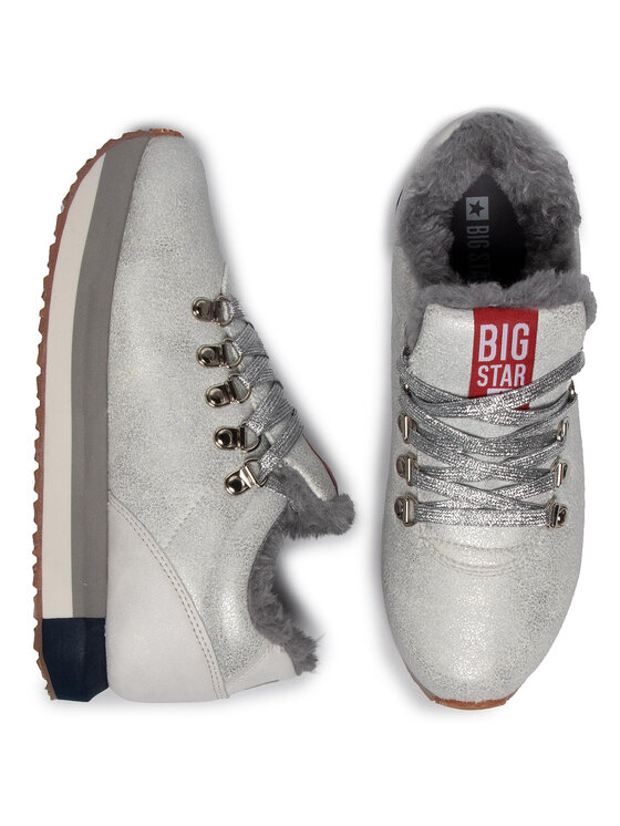 Big Star Shoes Снікерcи Big Star Shoes EE274731 Срібний