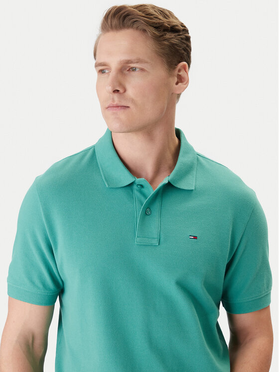 Tommy Jeans Tommy Jeans Polo DM0DM22711 Verde Regular Fit