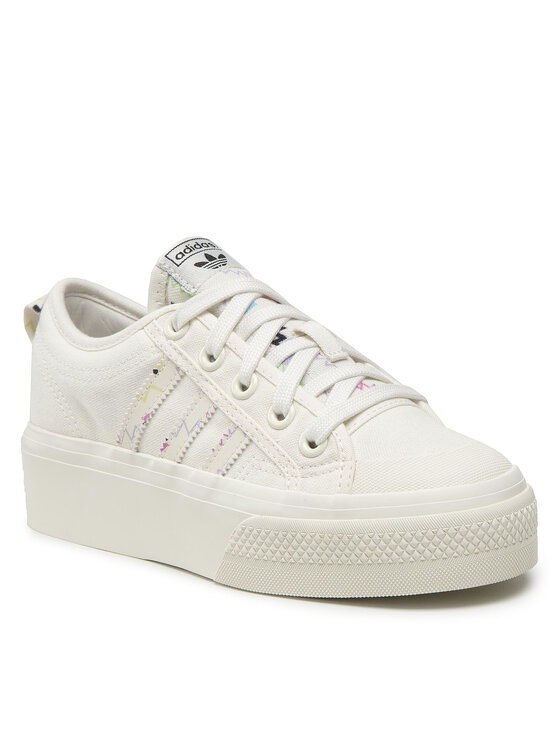 adidas Laisvalaikio batai adidas Nizza Platform W HQ8813 Balta