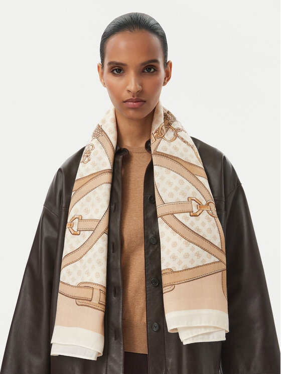 Guess Φουλάρι Guess AW5679 POL03 Ανοιχτό μπεζ