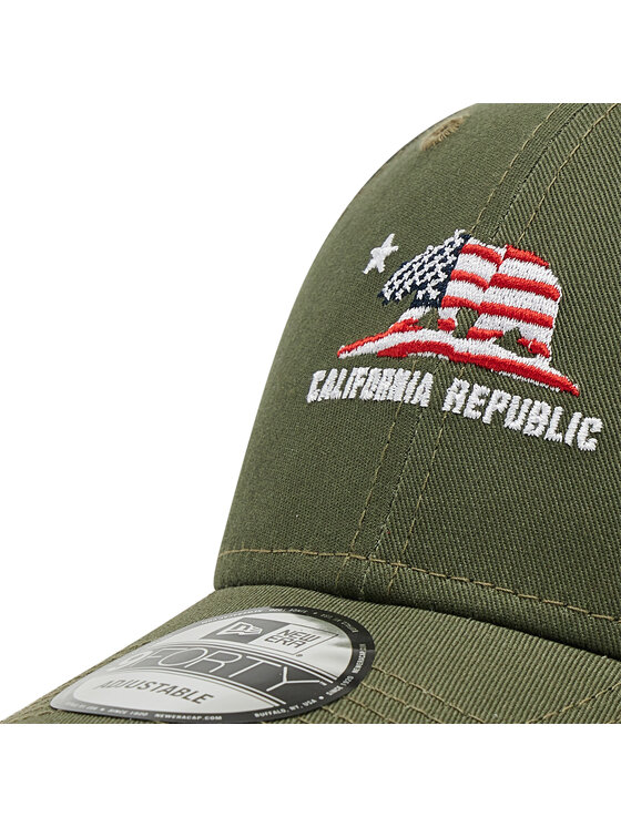 New Era Cepure ar nagu New Era California Republic 9Forty 60222388 Zaļš