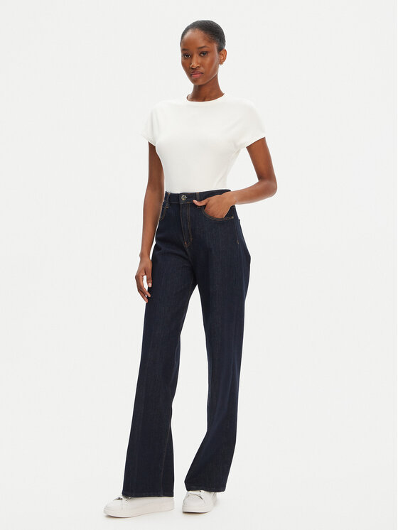 Tommy Hilfiger Tommy Hilfiger T-shirt WW0WW45731 Écru Slim Fit