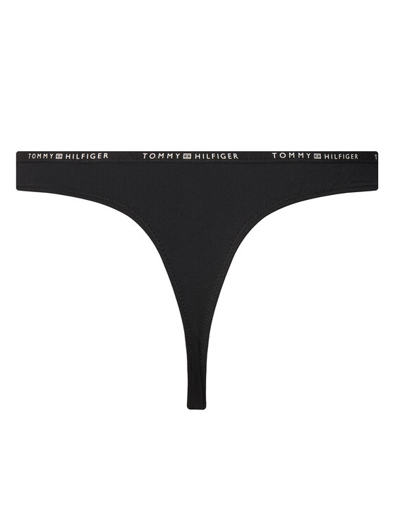 Tommy Hilfiger Tommy Hilfiger Conjunto de tangas UW0UW06343 Negro