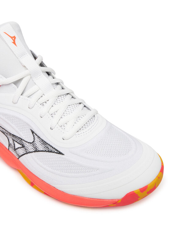 Mizuno Čevlji za športe v zaprtih prostorih Mizuno Wave Luminous 3 V1GA2420 Bela