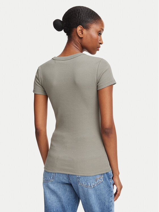 HUGO HUGO Camiseta Easy 50523924 Verde Slim Fit