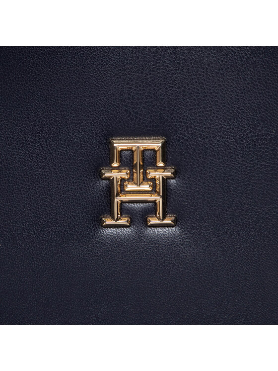 Tommy Hilfiger Borsetta Tommy Hilfiger Iconic Tommy Satchel AW0AW13390 Blu scuro