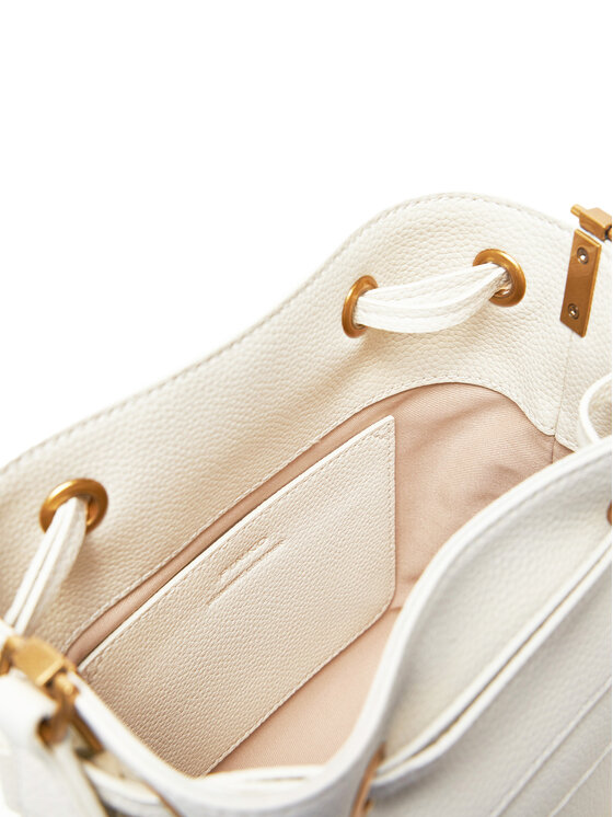 PINKO Kabelka PINKO Secchiello Mini PE 25 PLTT 104303 A29Q Écru