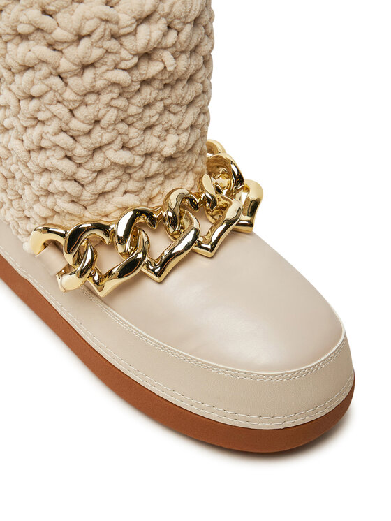 LOVE MOSCHINO Μπότες Χιονιού LOVE MOSCHINO JA24322G0LISI120 Μπεζ