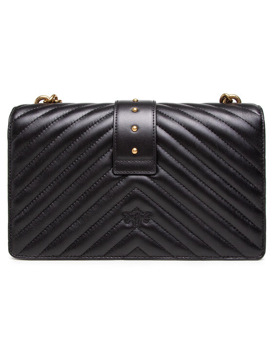 PINKO Дамска чанта Pinko Love Classic Icon V Quilt 1 Cl PE 21 PLTT 1P221Z Y6XV Черен