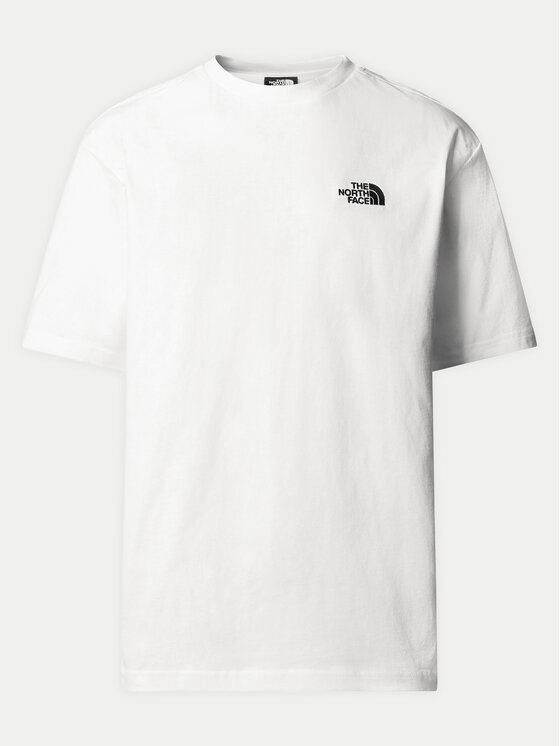 The North Face The North Face T-shirt Simple Dome NF0A87NR Bianco Oversize