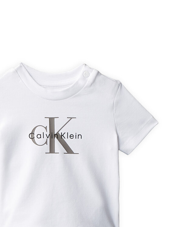 Calvin Klein Jeans Calvin Klein Jeans Camiseta Monogram IN0IN00334 Blanco Regular Fit